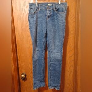 OLD NAVY "The Diva " low rise straight leg jeans size 4 short